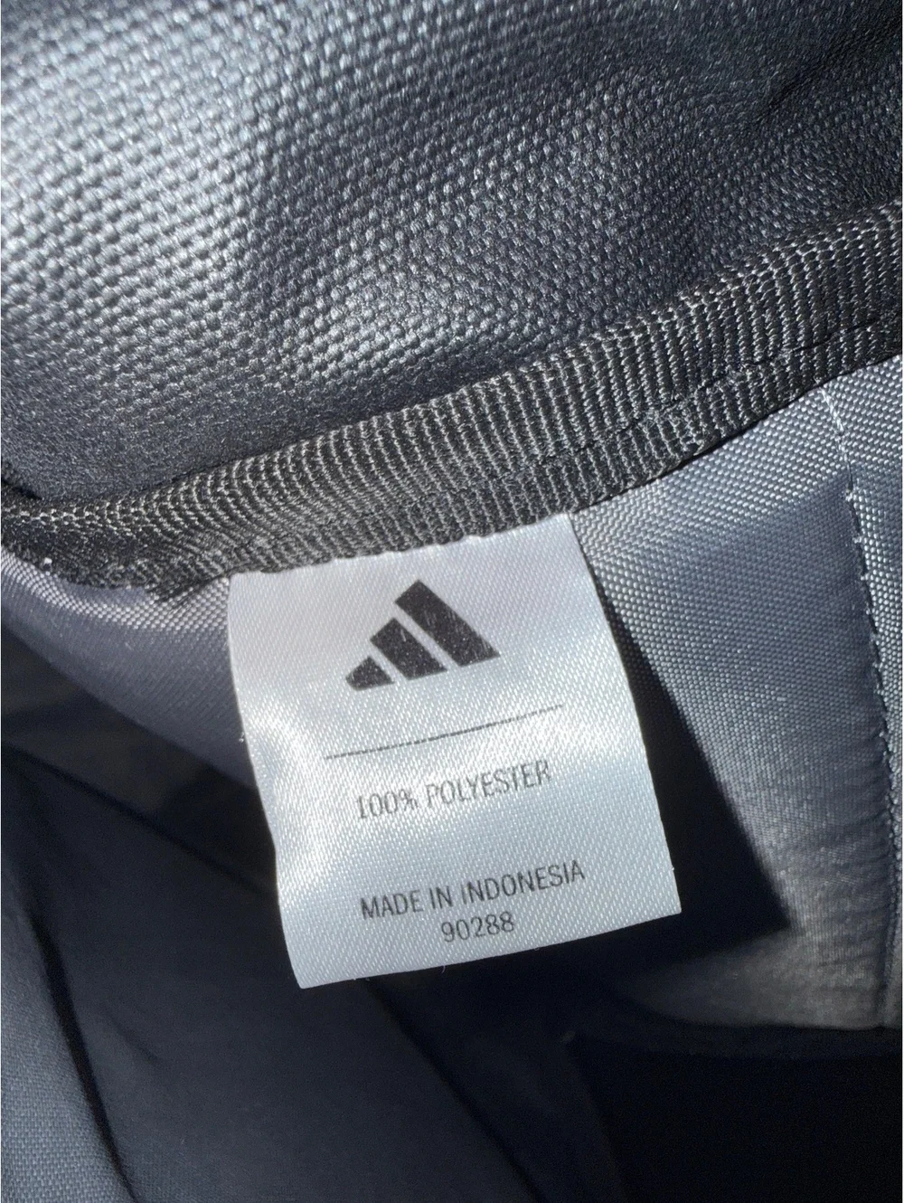 Adidas Black Durable Backpack with Multiple Compartments